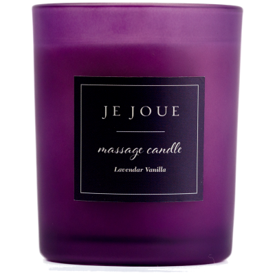 JE JOUE - MASSAGE CANDLE VELA DE MASSAGEM LAVANDA E BAUNILHA 160 G - D-247149 - Dona Pimenta