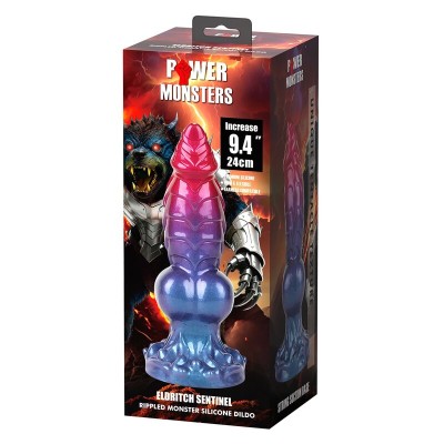 POWER MONSTERS - ELDRITCH SENTINEL BICOLOR FANTASIA DILDO DE SILICONE 24 CM Ø 5 CM - D-246110 - Dona Pimenta