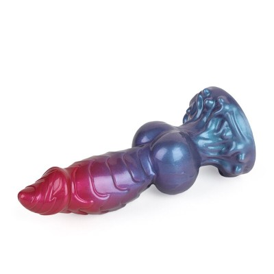 POWER MONSTERS - ELDRITCH SENTINEL BICOLOR FANTASIA DILDO DE SILICONE 24 CM Ø 5 CM - D-246110 - Dona Pimenta