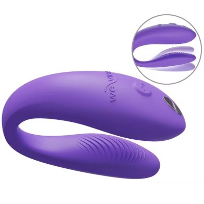 WE-VIBE - SYNC GO ESTIMULADOR DUPLO VIOLETA - D-238121 - Dona Pimenta