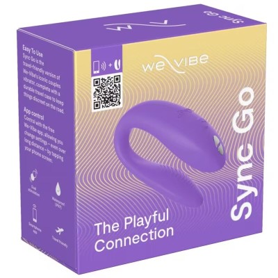 WE-VIBE - SYNC GO ESTIMULADOR DUPLO VIOLETA - D-238121 - Dona Pimenta