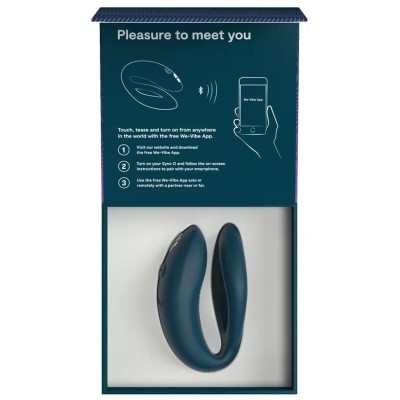 WE-VIBE - SYNC O VIBRADOR FLEXÍVEL CONTROLE REMOTO VERDE ESCURO - D-238123 - Dona Pimenta