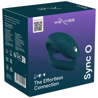 WE-VIBE - SYNC O VIBRADOR FLEXÍVEL CONTROLE REMOTO VERDE ESCURO - D-238123 - Dona Pimenta