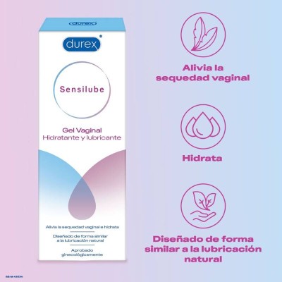 DUREX - SENSILUBE GEL LUBRIFICANTE HIDRATANTE 40 ML - D-231062 - Dona Pimenta