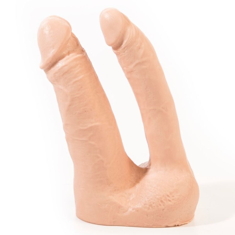 SALA ROSA ARTHUS REALISTIC DOUBLE DILDO CARNE 17CM / 15.5CM - D-222927 - Dona Pimenta SALA ROSA ARTHUS REALISTIC DOUBLE DILDO CARNE 17CM / 15.5CM - D-222927 - Dona Pimenta