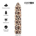 BALAS PERSONALIZADAS BALAS RECARREGÁVEIS LEOPARDO 10 INTENSIDADES - D-225613 - Dona Pimenta