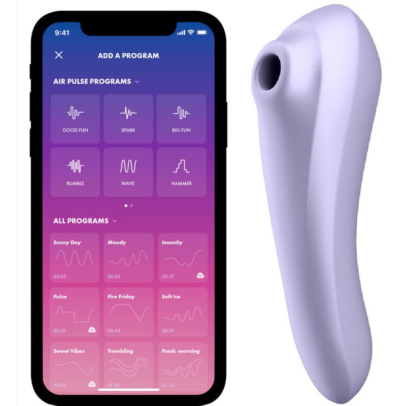 SATISFYER DUAL PLEASURE AIR PULSE MALVA - D-226942 - Dona Pimenta SATISFYER DUAL PLEASURE AIR PULSE MALVA - D-226942 - Dona Pimenta