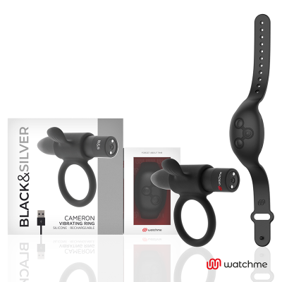 BLACK&SILVER&trade;- CAMERON CONTROLE REMOTO COCKRING WATCHME - D-228300 - Dona Pimenta