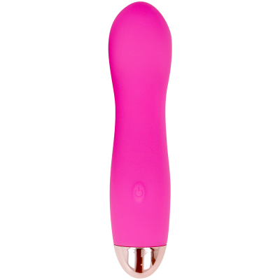DOLCE VITA - VIBRADOR RECARREGÁVEL UM PINK 7 VELOCIDADE - D-228451 - Dona Pimenta