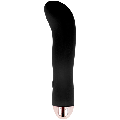 DOLCE VITA - VIBRADOR RECARREGÁVEL DOIS PRETO 7 VELOCIDADE - D-228452 - Dona Pimenta