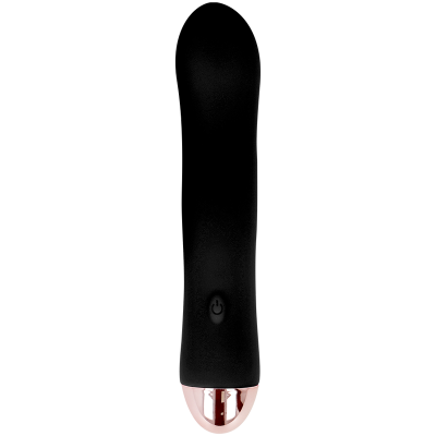 DOLCE VITA - VIBRADOR RECARREGÁVEL DOIS PRETO 7 VELOCIDADE - D-228452 - Dona Pimenta