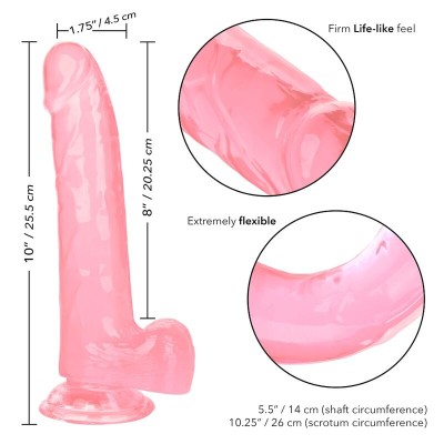 CALEX SIZE QUEEN DILDO - ROSA 20,3 CM - D-229171 - Dona Pimenta