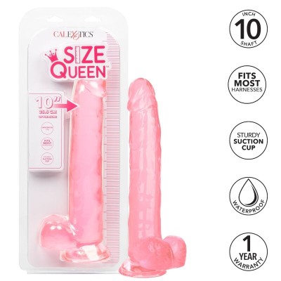 CALEX SIZE QUEEN DILDO - ROSA 25,5 CM - D-229175 - Dona Pimenta