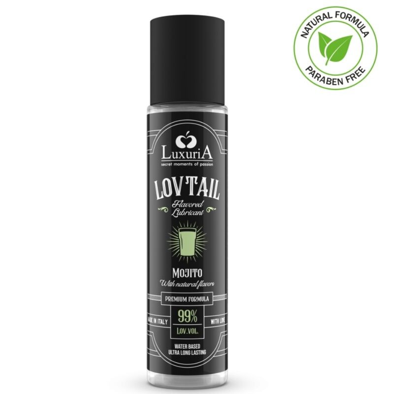 LUBRIFICANTE LOVTAIL À BASE DE ÁGUA LUXURIA - MOJITO 60 ML - D-230929 - Dona Pimenta LUBRIFICANTE LOVTAIL À BASE DE ÁGUA LUXURIA - MOJITO 60 ML - D-230929 - Dona Pimenta