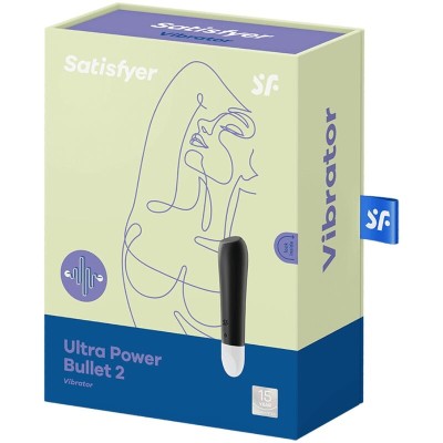 SATISFYER ULTRA POWER BULLET 2 - PRETO - D-229922 - Dona Pimenta