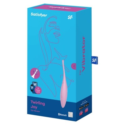 SATISFYER TWIRLING ALEGRIA CLIT TIP ESTIMULANTE - ROSA - D-229930 - Dona Pimenta