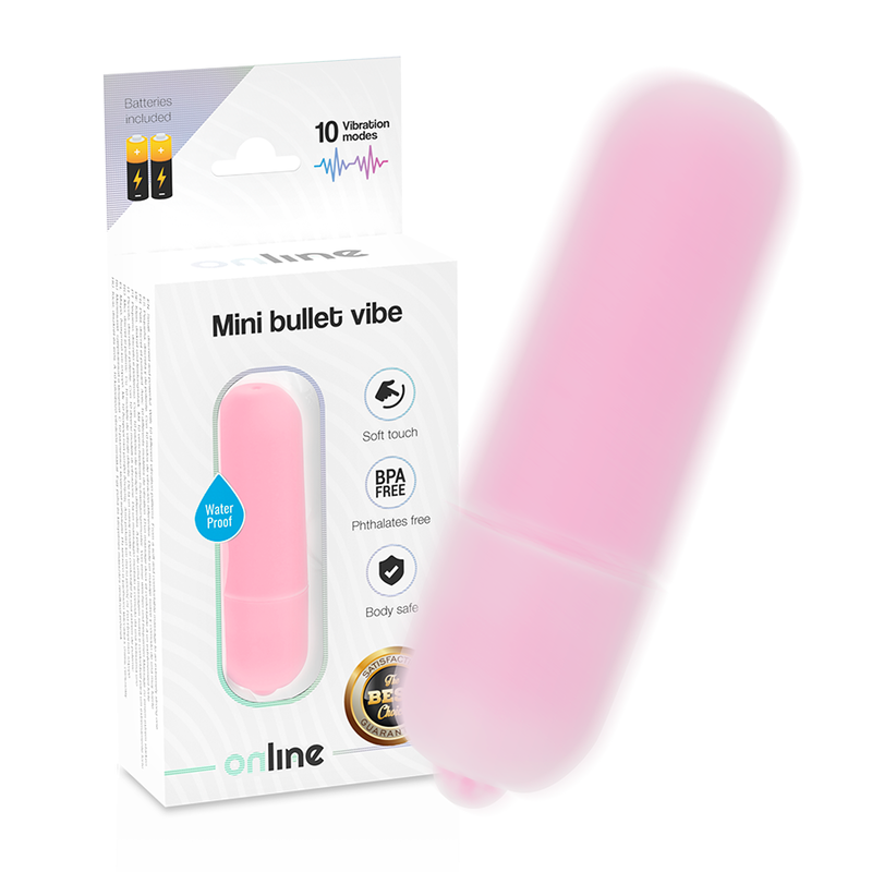BALA VIBRANTE ONLINE™ MINI ROSA - D-230520 - Dona Pimenta BALA VIBRANTE ONLINE™ MINI ROSA - D-230520 - Dona Pimenta