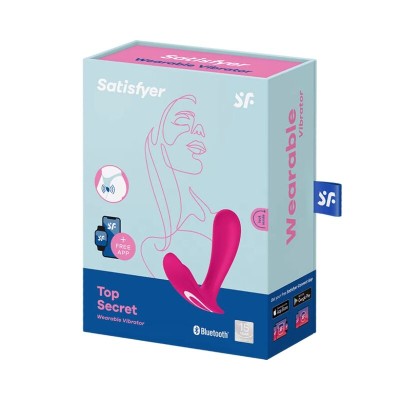 SATISFYER SUPER SECRETO VIBRADOR ROSA - D-230694 - Dona Pimenta