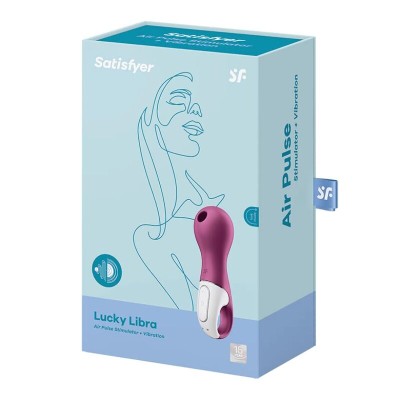 SATISFYER LUCKY LIBRA SUCCIONADOR Y VIBRADOR - D-230697 - Dona Pimenta