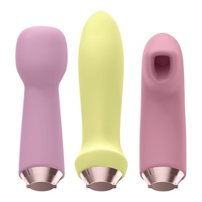 SATISFYER MARVELOUS FOUR - CONJUNTO DE VIBRADOR E PULSO DE AR D-230780