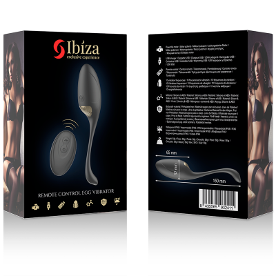 IBIZA REMOTE CONTROL EGG VIBRATOR - D-230871 - Dona Pimenta