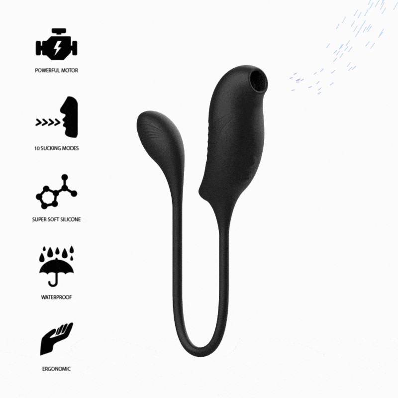 IBIZA CLIT SUCKER STIMULATOR AND VIBRATOR - D-230872 - Dona Pimenta