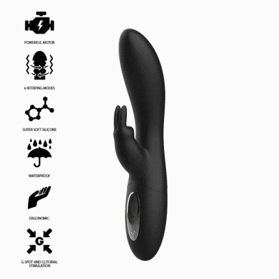 IBIZA ROTATING RABBIT VIBRATOR - D-230876 - Dona Pimenta