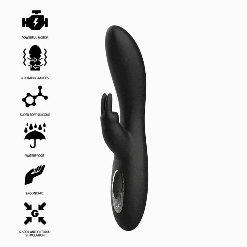 IBIZA ROTATING RABBIT VIBRATOR - D-230876 - Dona Pimenta