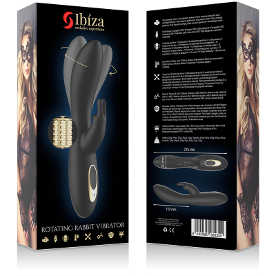 IBIZA ROTATING RABBIT VIBRATOR - D-230876 - Dona Pimenta