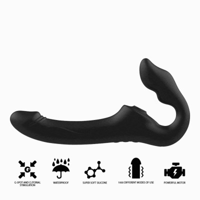 IBIZA REMOTE CONTROL STRAPLESS VIBRATOR 3 MOTORS 1000 COMBINATIONS. - D-230878 - Dona Pimenta