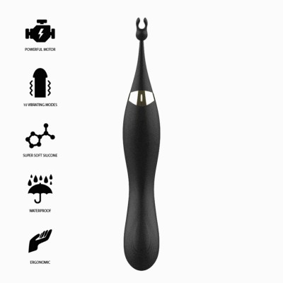 IBIZA INTERCHANGEABLE CLITORAL STIMULATOR AND PULSATION G SPOT VIBRATOR - D-230879 - Dona Pimenta