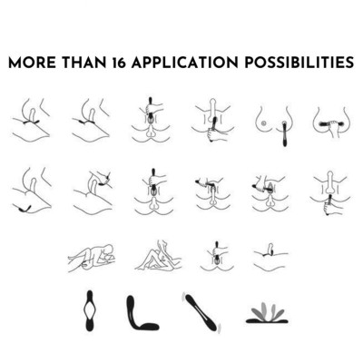 SATISFYER ELASTIC GAME MULTI VIBRADOR - AZUL - D-231017 - Dona Pimenta