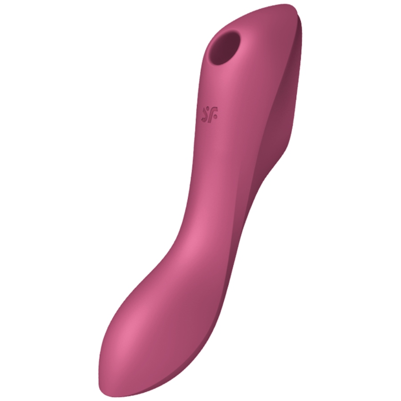 SATISFYER CURVY TRINITY 3 AIR PULSE VIBRADOR - VERMELHO - D-231147 - Dona Pimenta SATISFYER CURVY TRINITY 3 AIR PULSE VIBRADOR - VERMELHO - D-231147 - Dona Pimenta