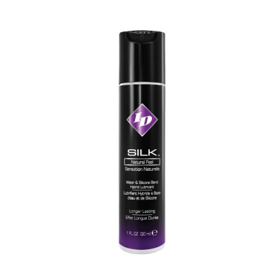 ID SILK NATURAL FEEL SILICONE/ÁGUA 30 ML - D-201575 - Dona Pimenta