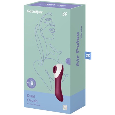 ESTIMULADOR E VIBRADOR DUAL CRUSH SATISFYER - D-231295 - Dona Pimenta