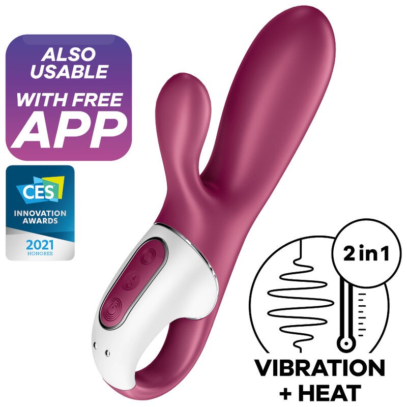 VIBRADOR SATISFYER HOT BUNNY G-SPOT - D-231310 - Dona Pimenta VIBRADOR SATISFYER HOT BUNNY G-SPOT - D-231310 - Dona Pimenta
