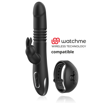 BLACK&SILVER&trade;- VIBE ESTIMULANTE KENJI COMPATÍVEL COM A TECNOLOGIA WATCHME WIRELESS - D-232436 - Dona Pimenta