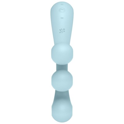 SATISFYER TRI BALL 2 MULTI VIBRADOR - AZUL - D-232823 - Dona Pimenta