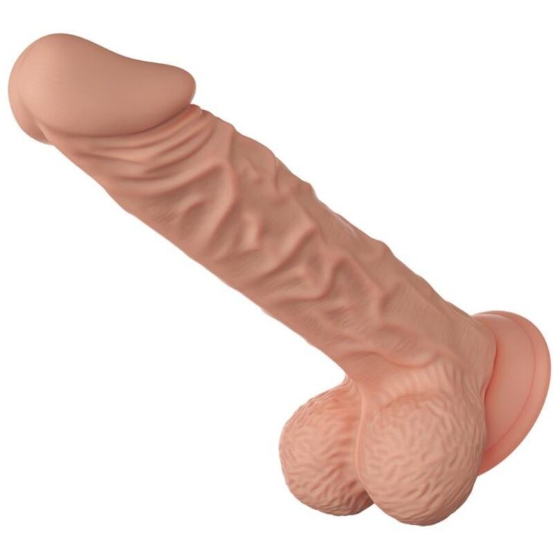 BELO ENCONTRO BURAQUE REALÍSTICO E FLEXÍVEL DILDO 24 CM - CARNE - D-233022 - Dona Pimenta