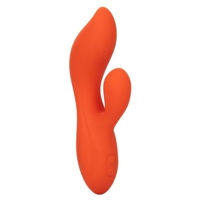 CALIFORNIA EXOTICS STELLA DUAL TEASER LARANJA - D-233084 - Dona Pimenta