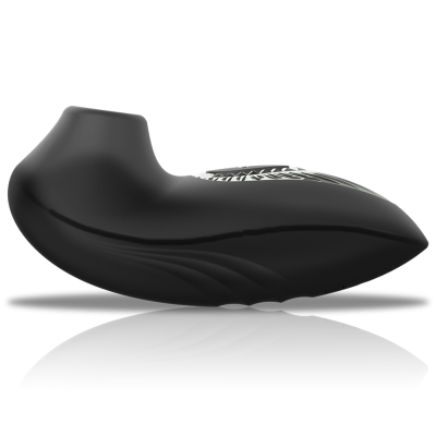BLACK&SILVER&trade; - DRAKE DELUXE SUCKING VIBE SILICONE RECARREGÁVEL PRETO - D-234391 - Dona Pimenta