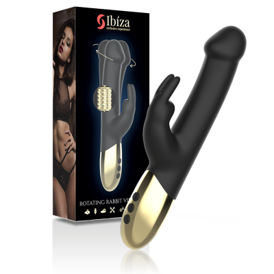 IBIZA - VIBRADOR DE COELHO ROTATIVO - D-234396 - Dona Pimenta