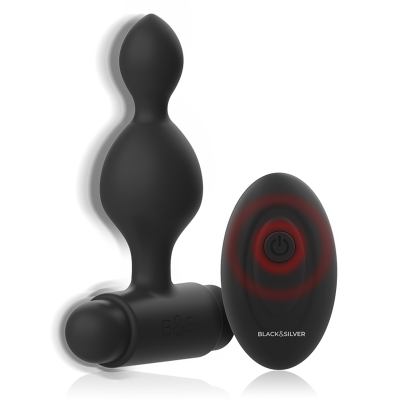 BLACK&SILVER&trade; - CONTROLE REMOTO DE PLUG ANAL DE SILICONE TUCKER PEQUENO - D-234783 - Dona Pimenta