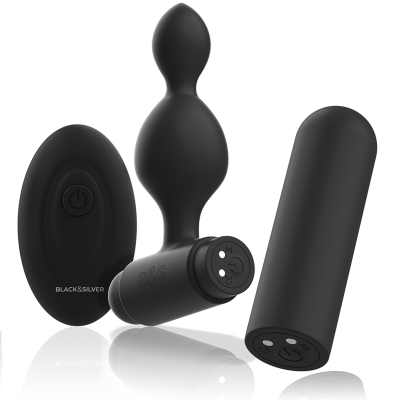 BLACK&SILVER&trade; - CONTROLE REMOTO DE PLUG ANAL DE SILICONE TUCKER PEQUENO - D-234783 - Dona Pimenta