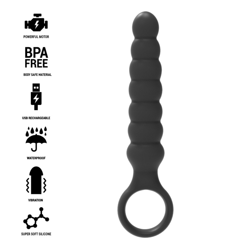BLACK&SILVER&trade; - DILADOR ANAL DE SILICONE BOB PODEROSO - D-234785 - Dona Pimenta