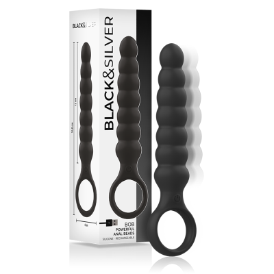 BLACK&SILVER&trade; - DILADOR ANAL DE SILICONE BOB PODEROSO - D-234785 - Dona Pimenta