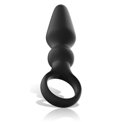 BLACK&SILVER&trade; - PLUGUE ANAL DE SILICONE PODEROSO OZZY - D-234786 - Dona Pimenta