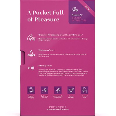 WOMANIZER - STARLET 3 ESTIMULADOR CLITORIAL ROSA - D-235667 - Dona Pimenta