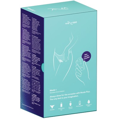 WE-VIBE - MOXIE + CLITORAL VIBRATOR AQUA - D-235691 - Dona Pimenta