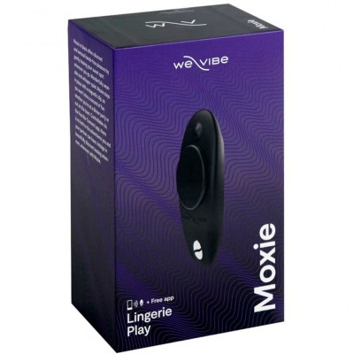 WE-VIBE - MOXIE + CLITORAL VIBRATOR SATIN BLACK - D-235692 - Dona Pimenta